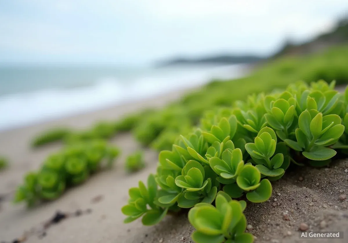 Une plante locale pour protéger les îles de la Madeleine