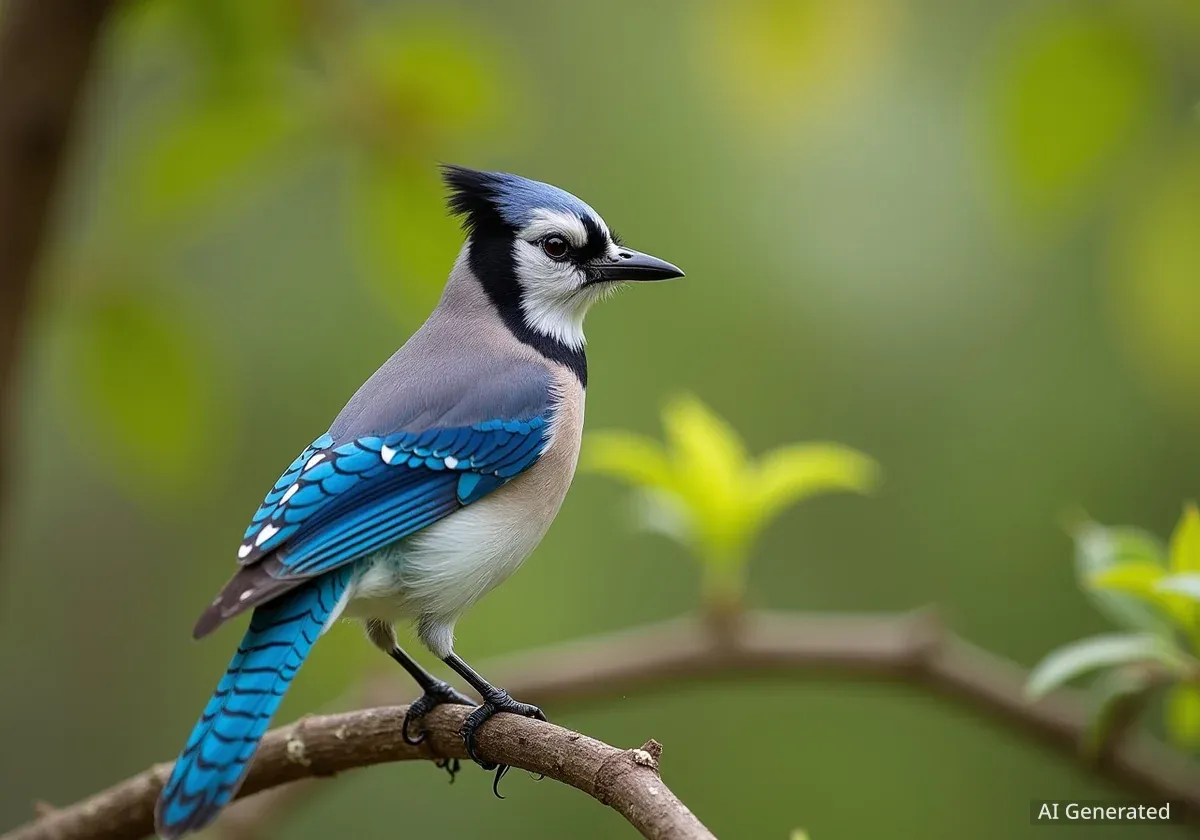 Hybride rare de geai vert et geai bleu découvert au Texas