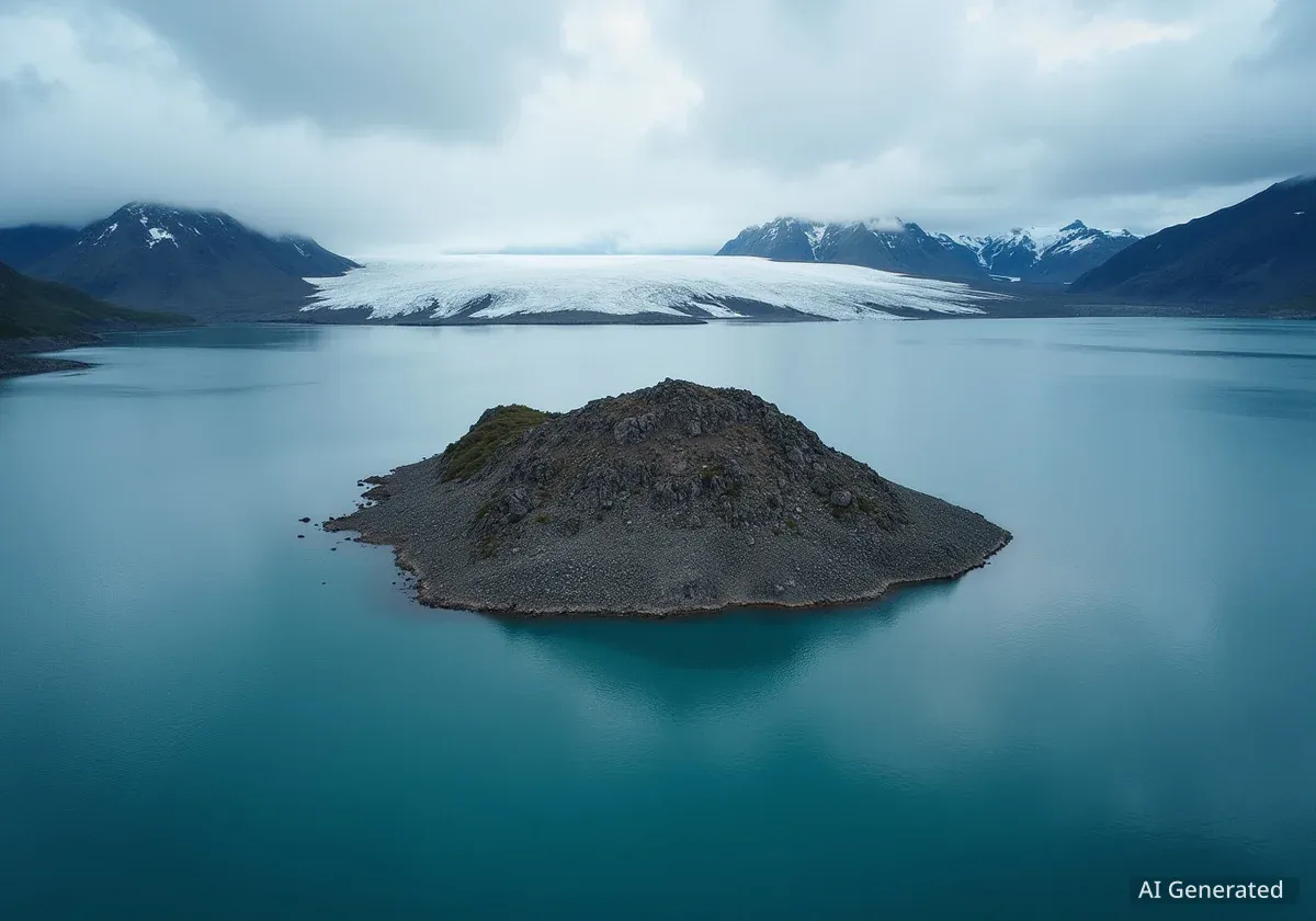 Nouvelle île découverte en Alaska suite à la fonte des glaces