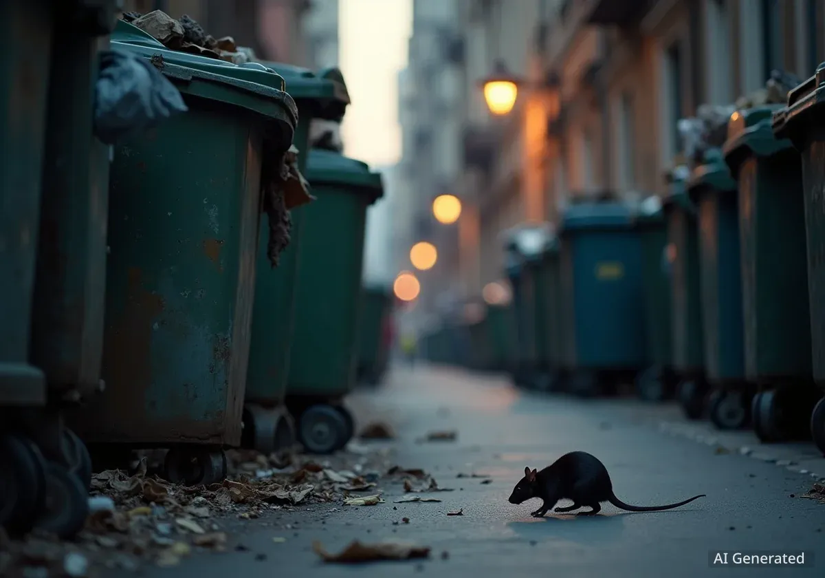 Augmentation des populations de rats liée au réchauffement climatique