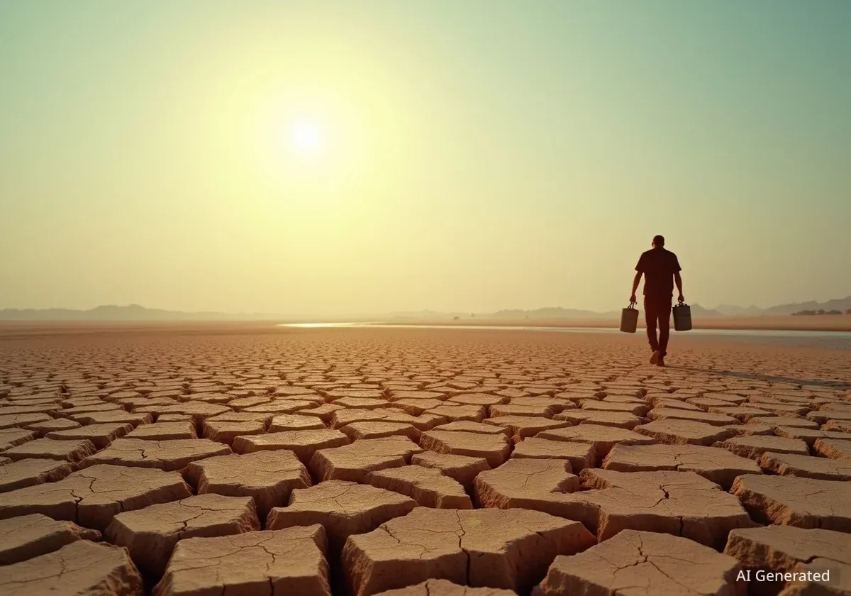Pénurie d'eau extrême mondiale d'ici 2100