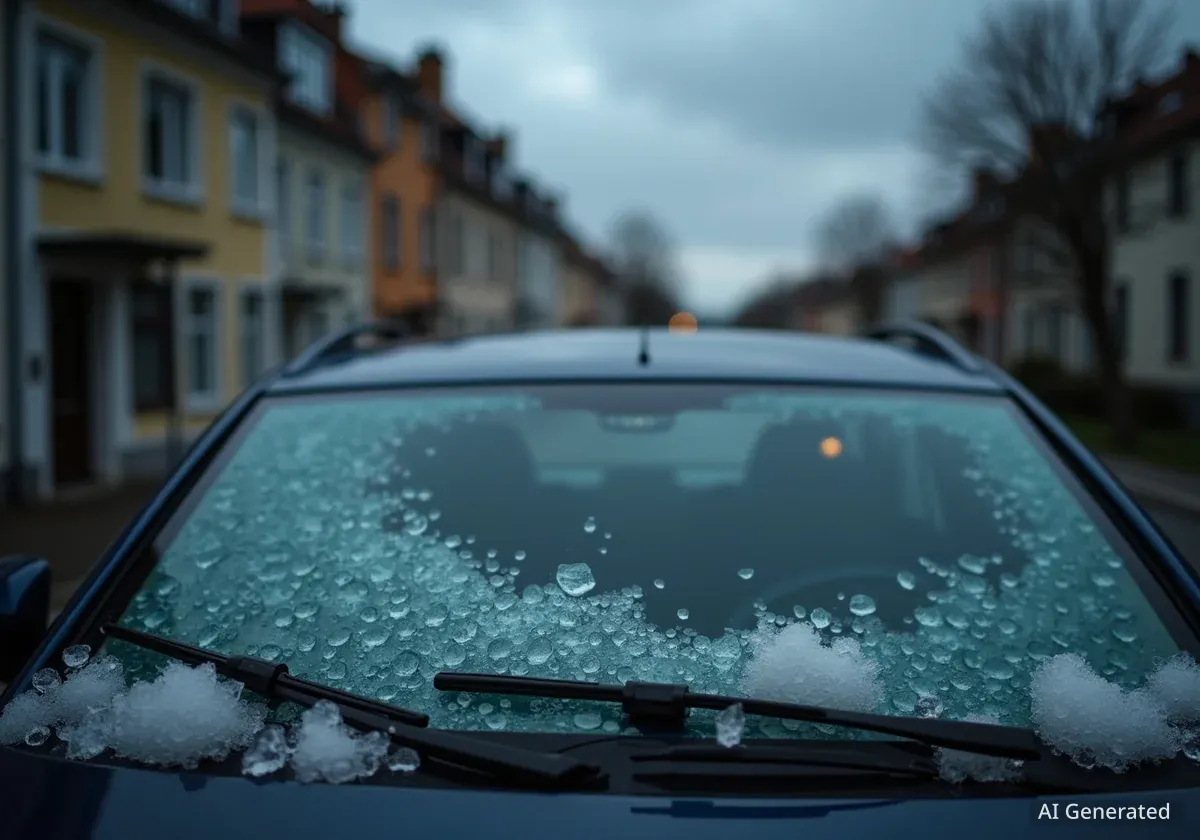 Grêle : moins de fréquences mais plus gros grêlons en Europe
