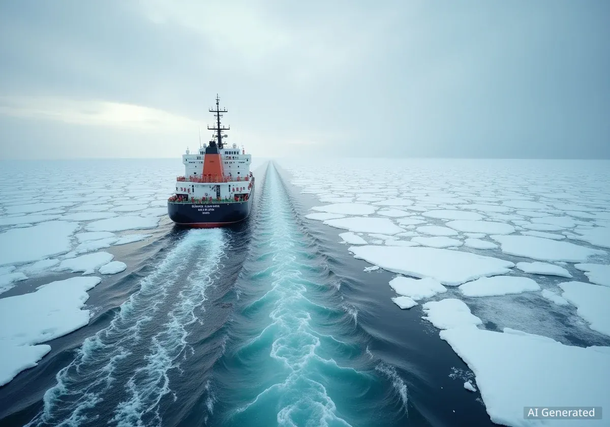 La Chine teste une route maritime arctique vers l'Europe