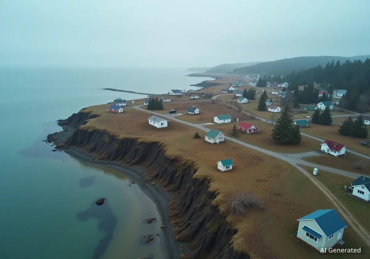 Le dégel du pergélisol menace une ville côtière américaine