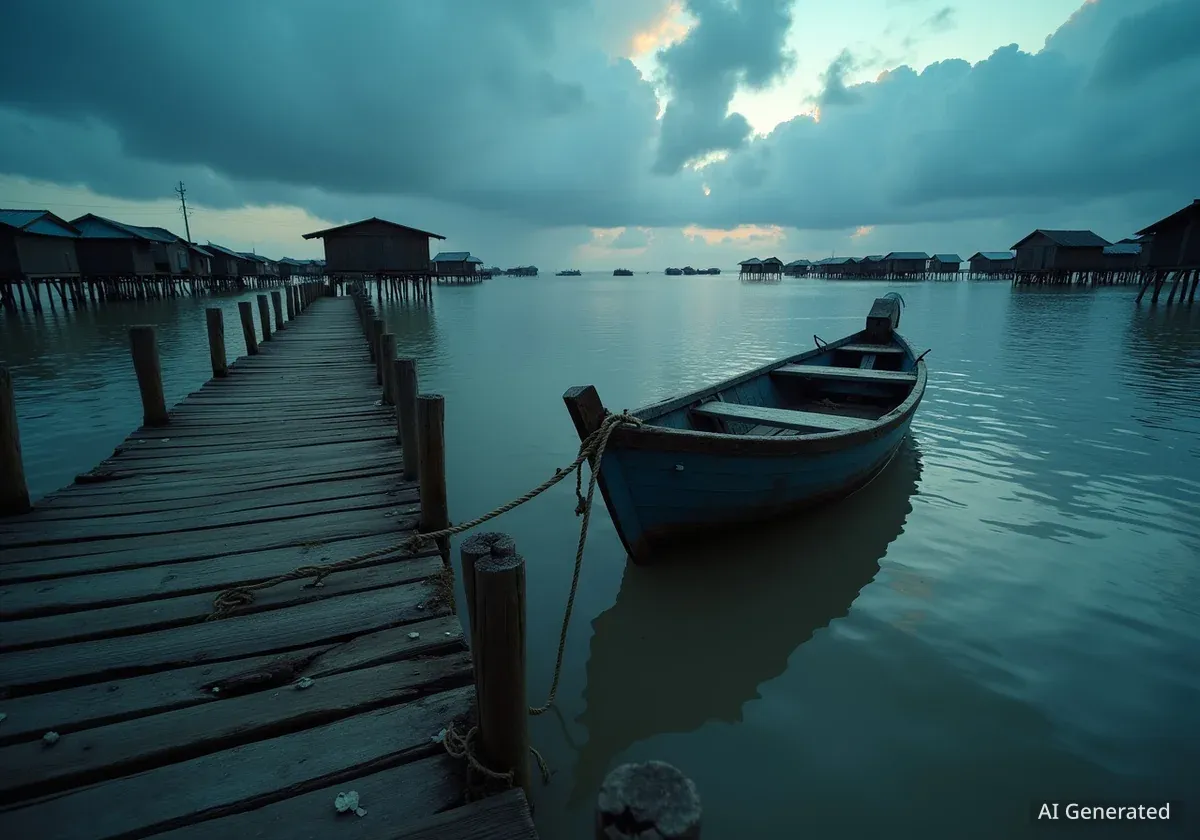 L'île de Tangier face à la montée des eaux