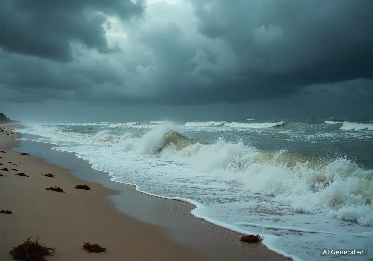 Impacts tropicaux attendus sur la côte est de la Floride centrale