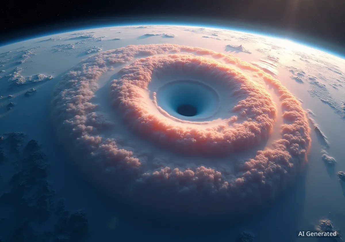 Réchauffement stratosphérique antarctique rare en septembre