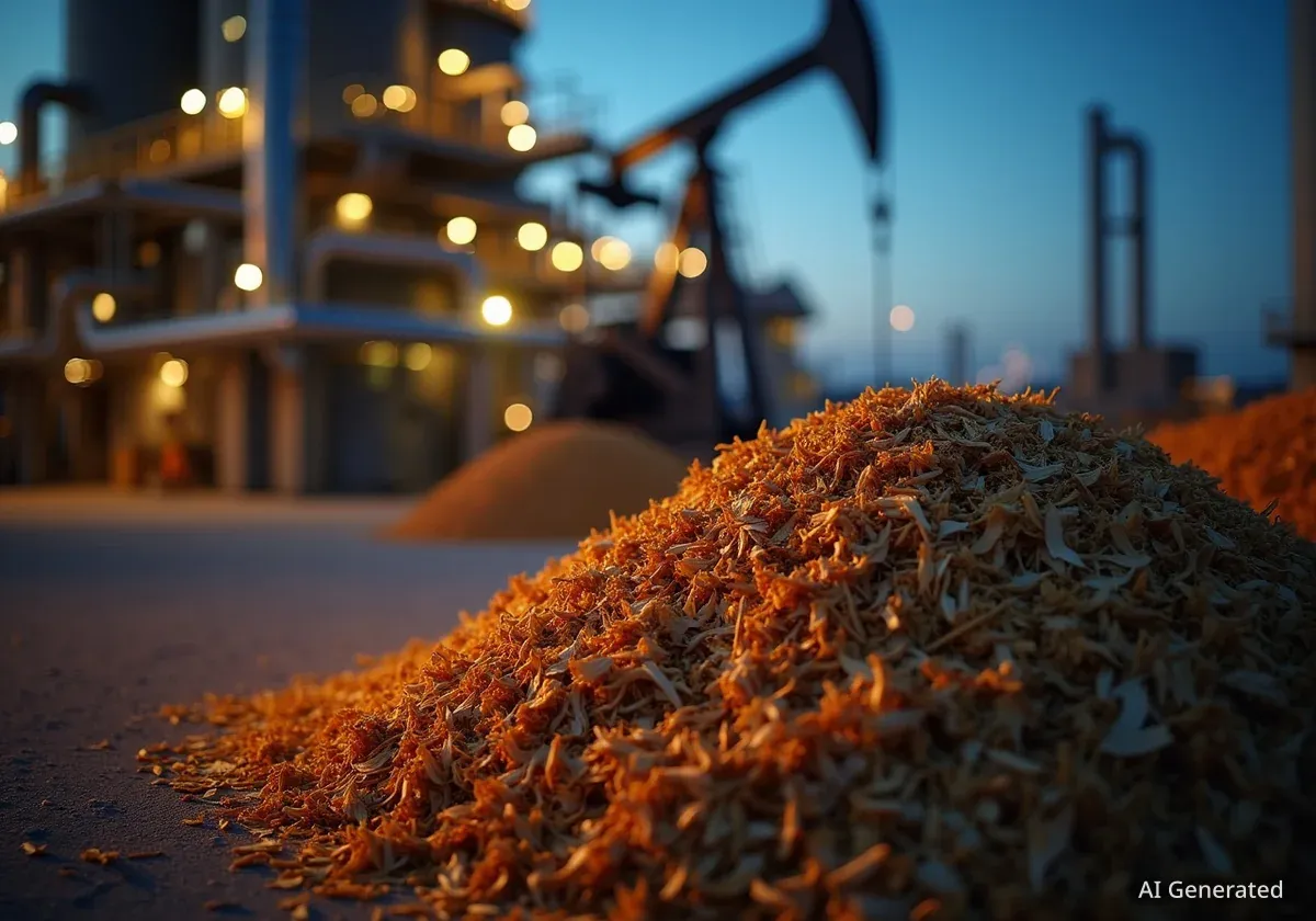 Des déchets de maïs pour stocker le carbone sous terre