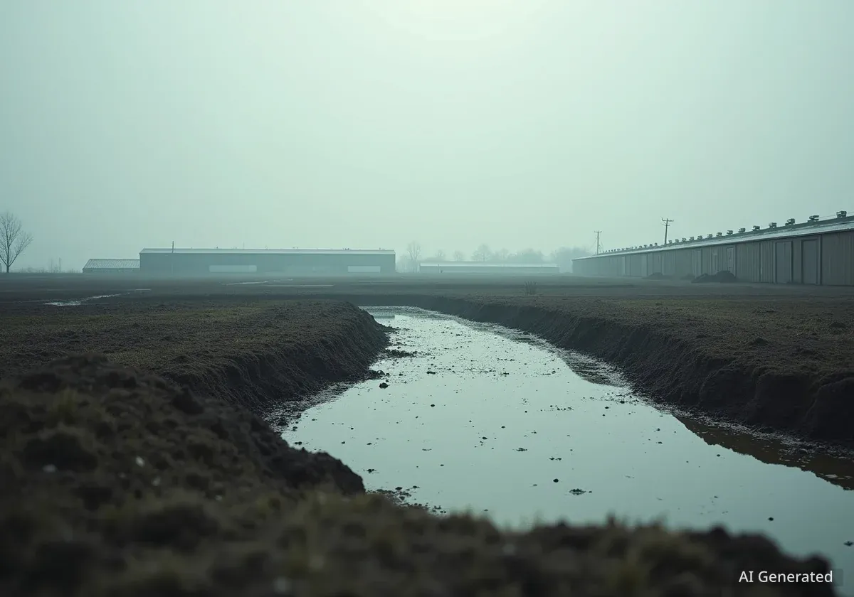 Pollution de l'élevage industriel: Un défi climatique