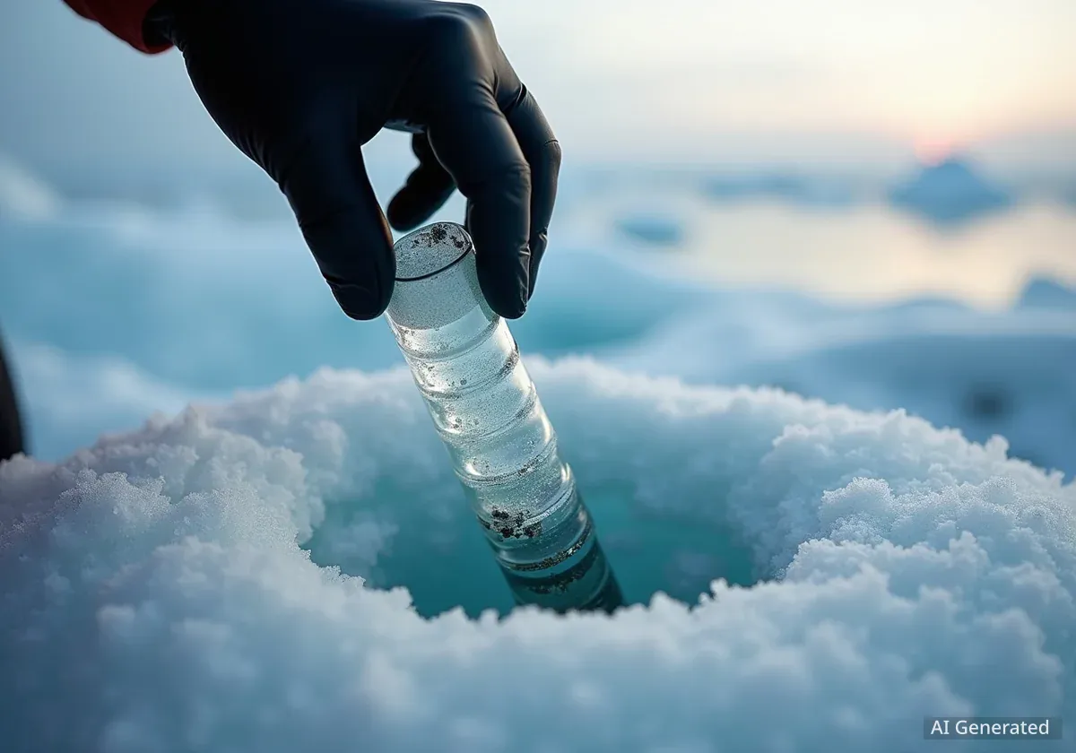 Les diatomées des glaces se déplacent à des températures extrêmes