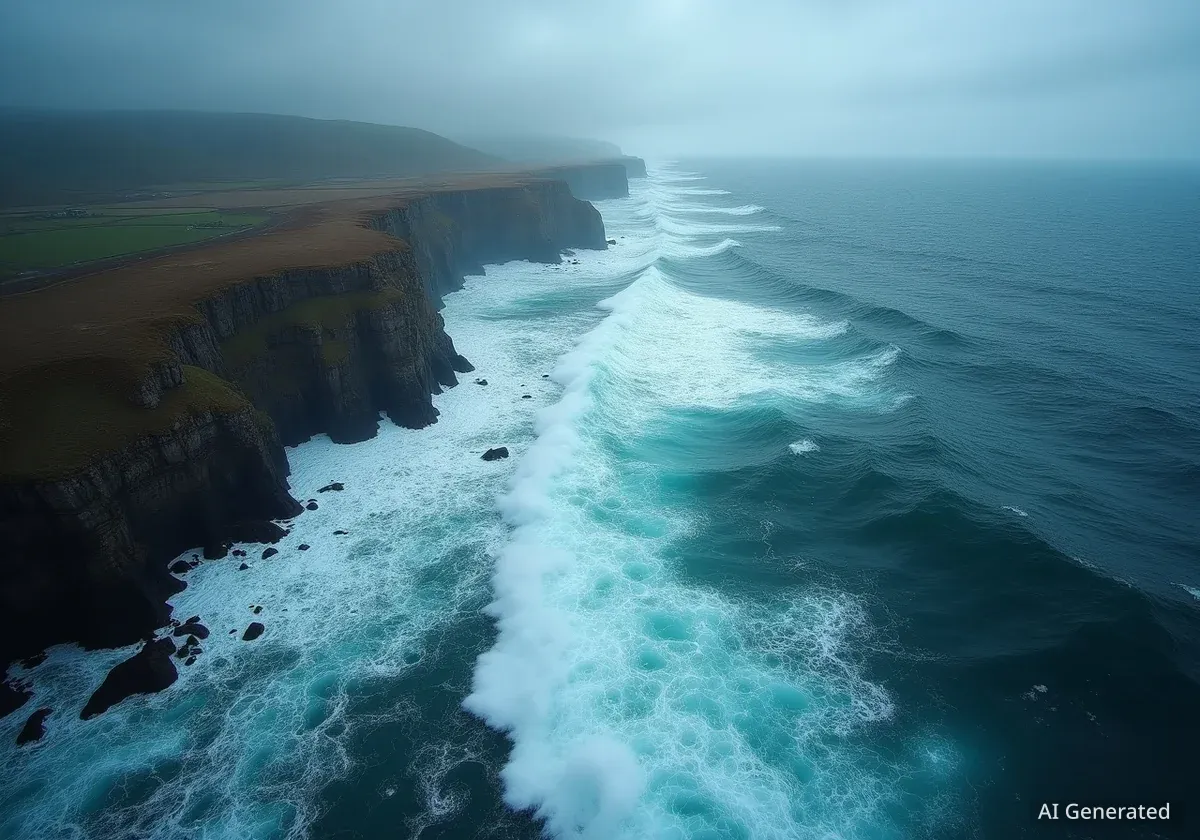 Une étude révèle un affaiblissement record des courants atlantiques