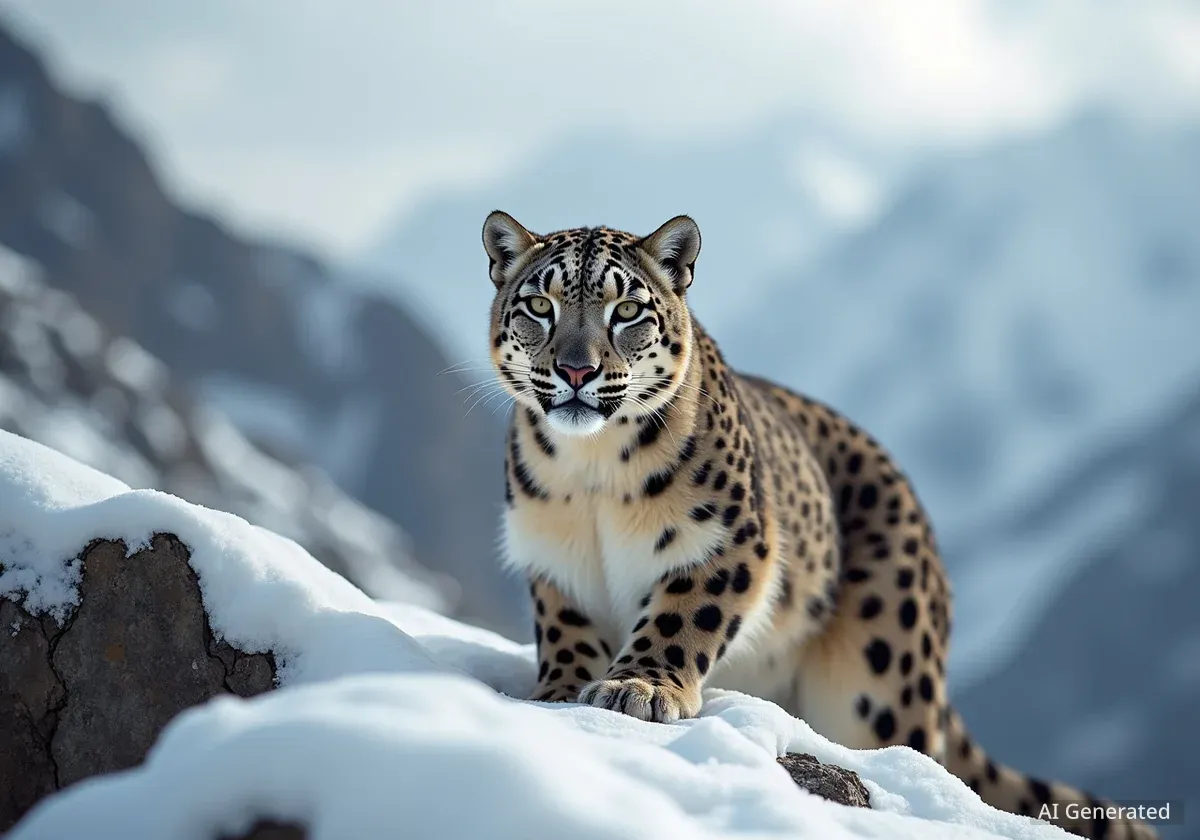 Pakistan : Plus que 167 léopards des neiges recensés