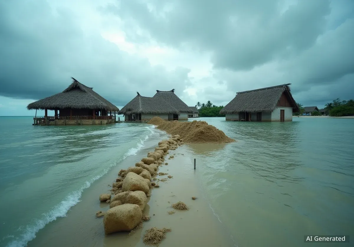 Tuvalu cherche des solutions face à la montée des eaux