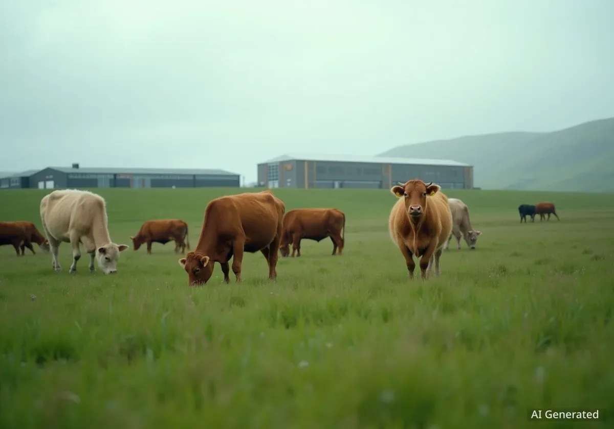 Un programme d'élevage réduit le méthane bovin