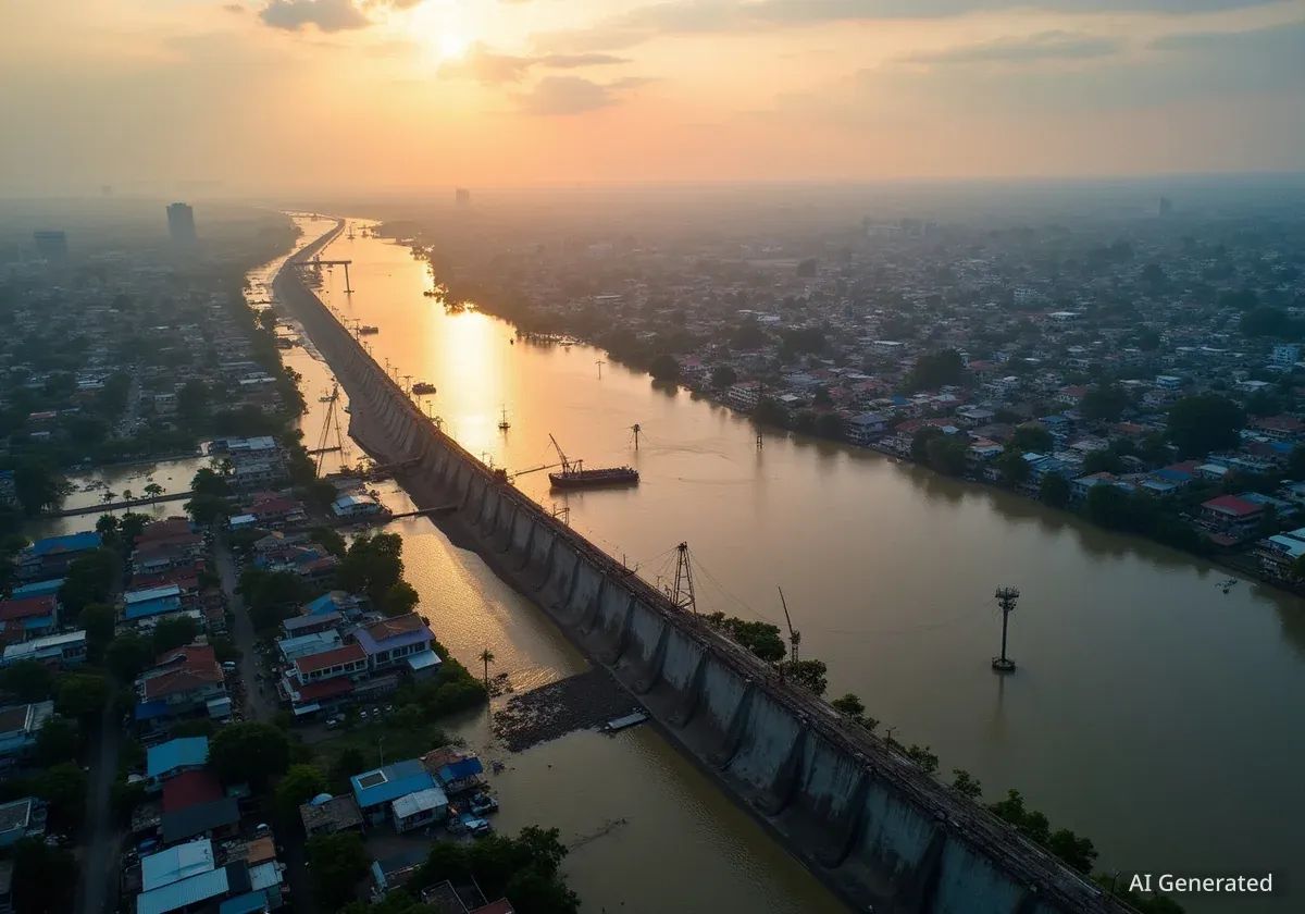 L'Indonésie face à la montée des eaux : une digue géante à 80 milliards de dollars pour sauver Java