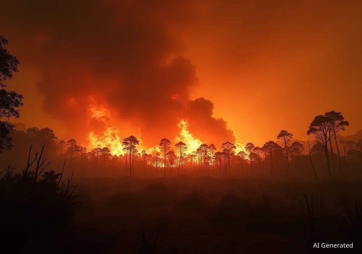 Augmentation des feux de forêt en Amazonie et émissions de CO2