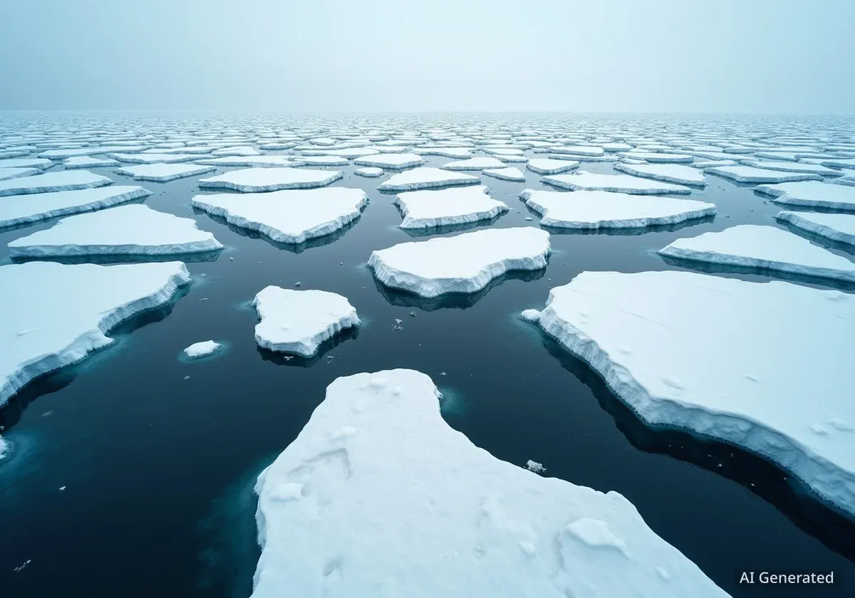 Alerte aux pôles : le rythme erratique des glaces marines