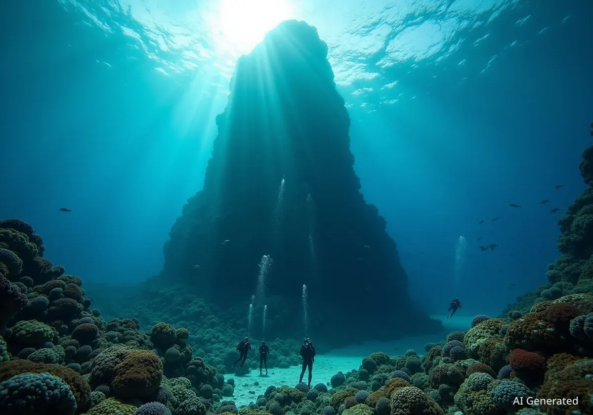 Un immense récif corallien découvert derrière la Grande Barrière