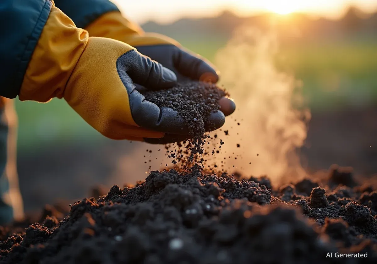 Biochar Réduit les Émissions de Gaz des Compostages