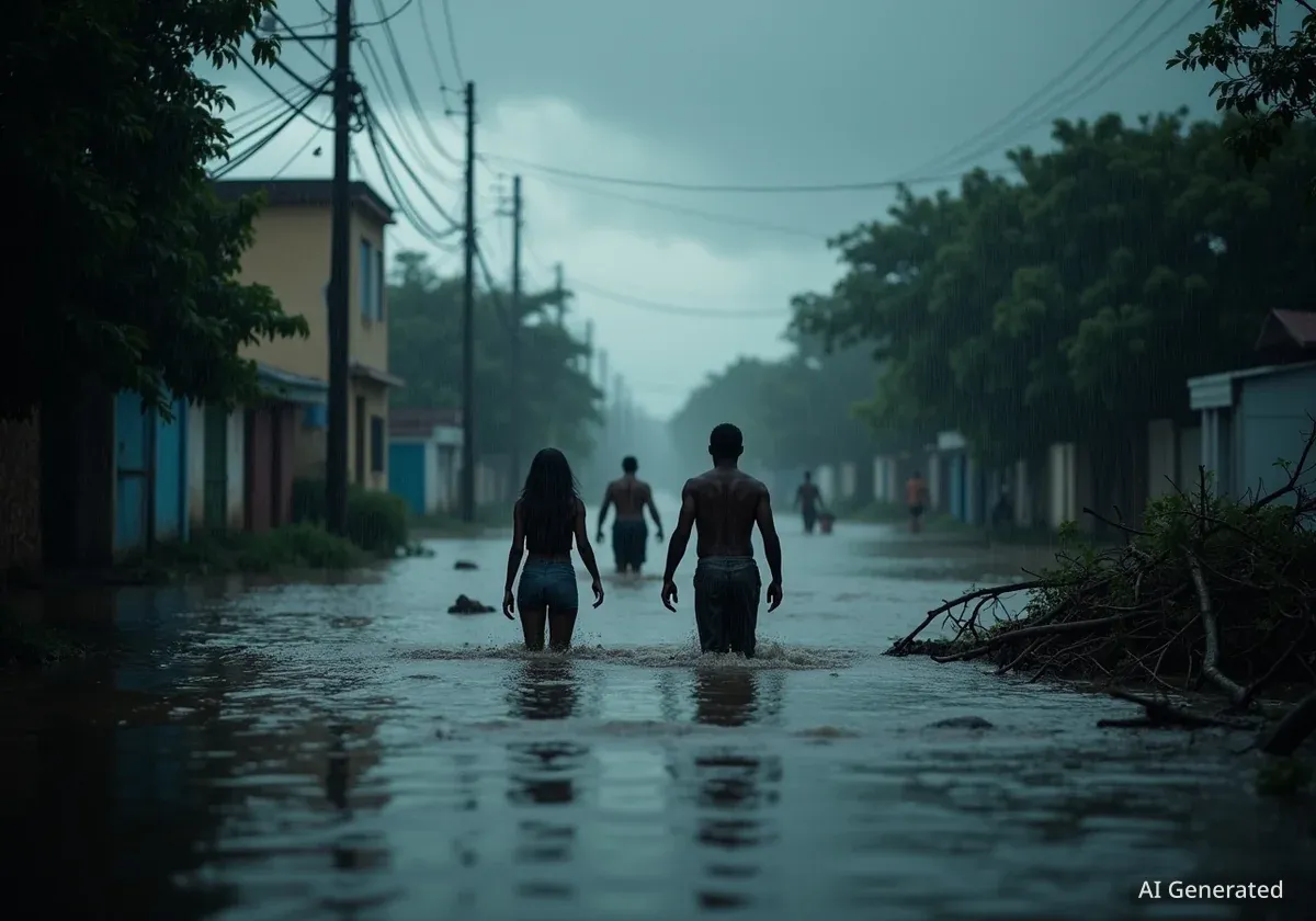 L'ouragan Melissa menace la Jamaïque avec des pluies intenses