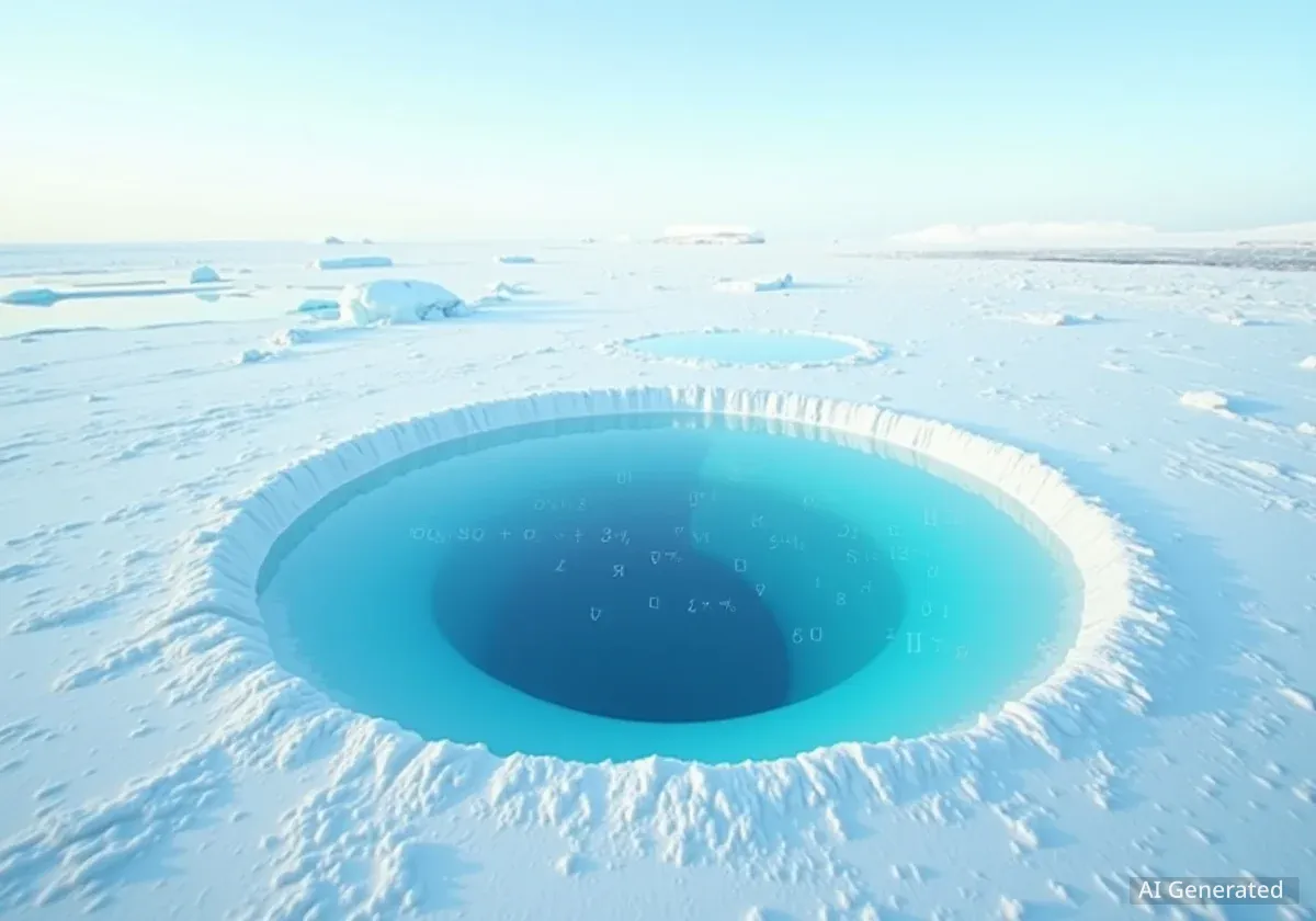 Antarctique : une formule mathématique pour prédire les lacs de fonte