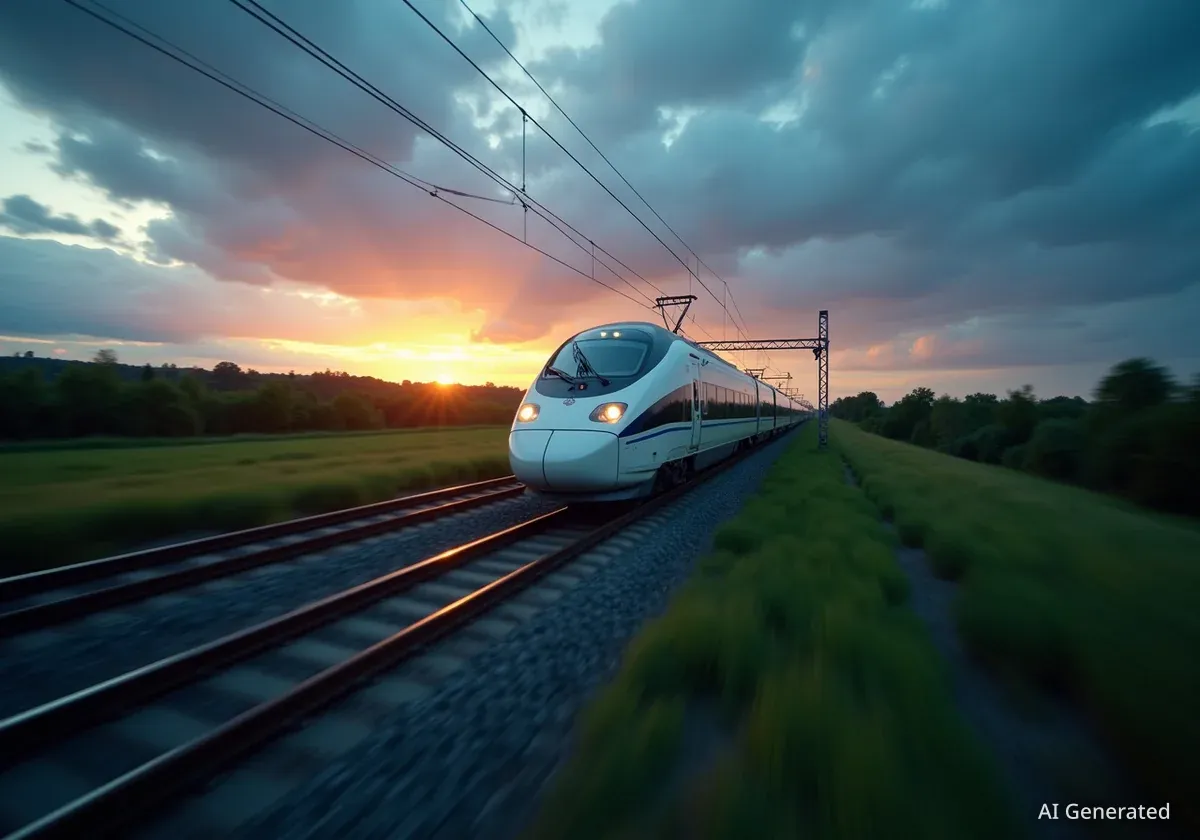 La France lance un plan de 100 milliards d'euros pour le TGV