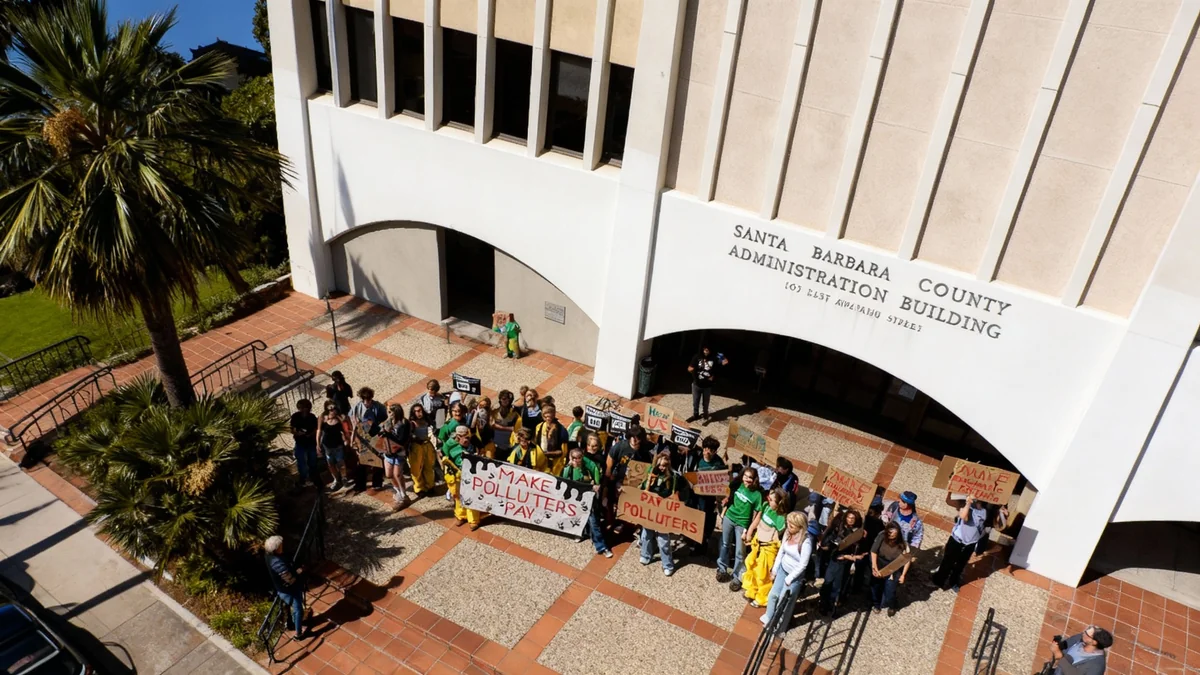 Les lycéens de Santa Barbara manifestent pour le climat