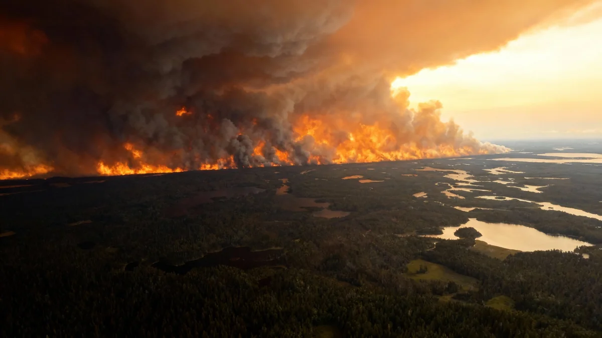 Incendies extrêmes: hausse des émissions de CO2