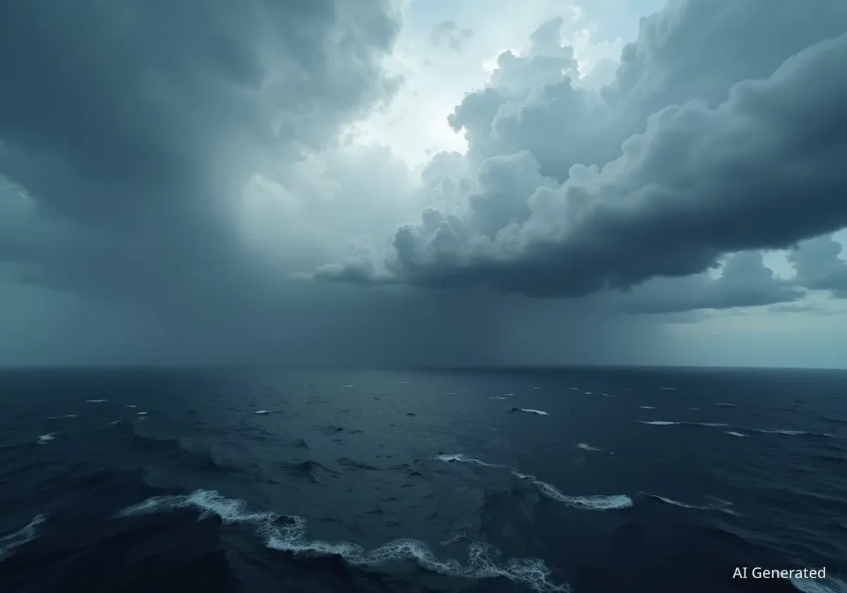 Tempête tropicale Lorenzo se forme dans l'Atlantique central