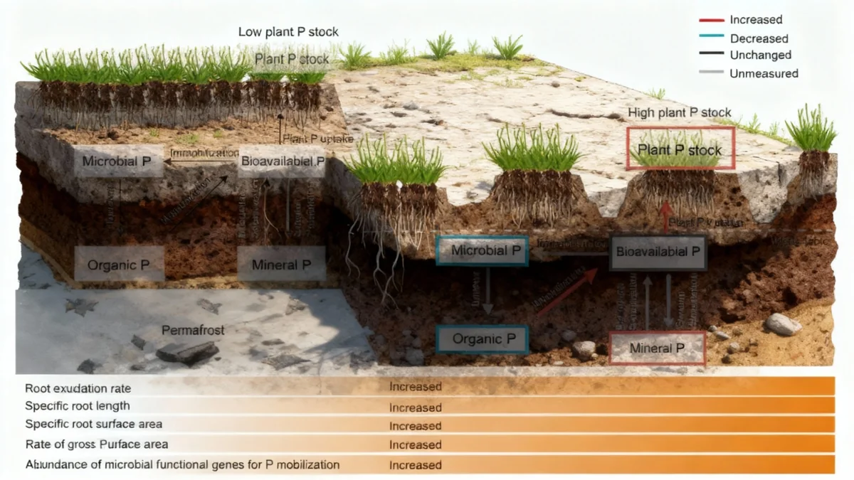 Dégel du pergélisol et cycle du phosphore