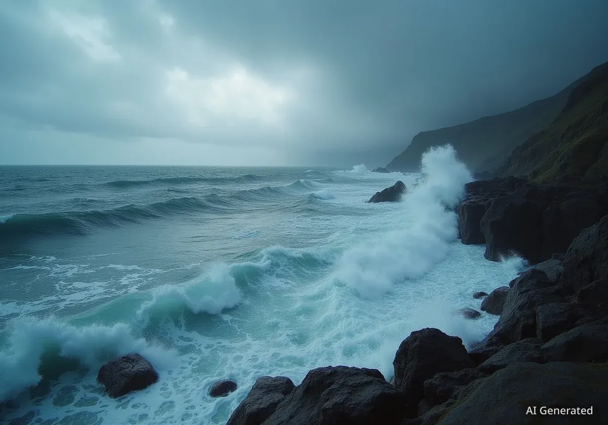 Instabilité du courant subpolaire de l'Atlantique Nord