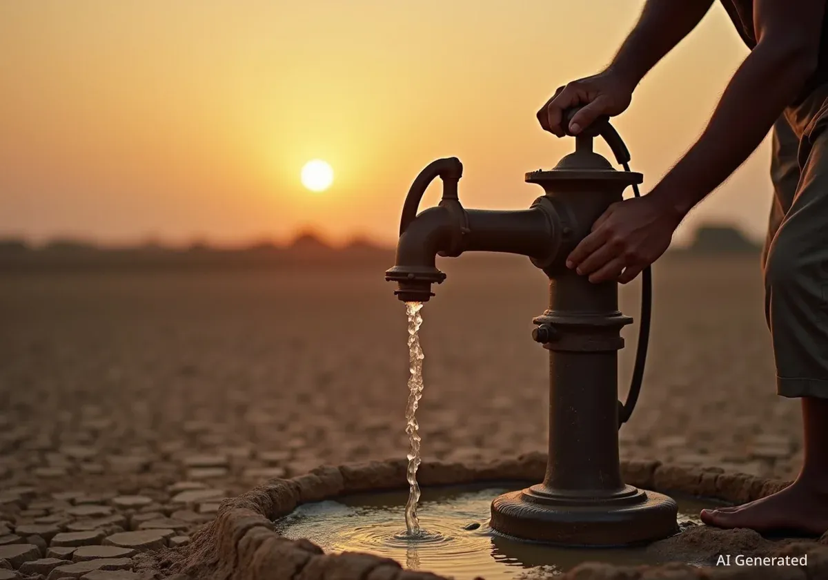 Le pompage d'eau souterraine modifie l'axe de la Terre