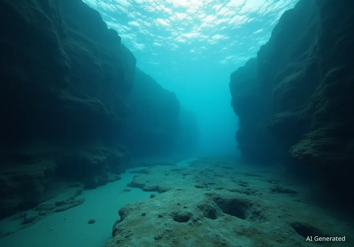 Chute du niveau marin liée à l'activité tectonique