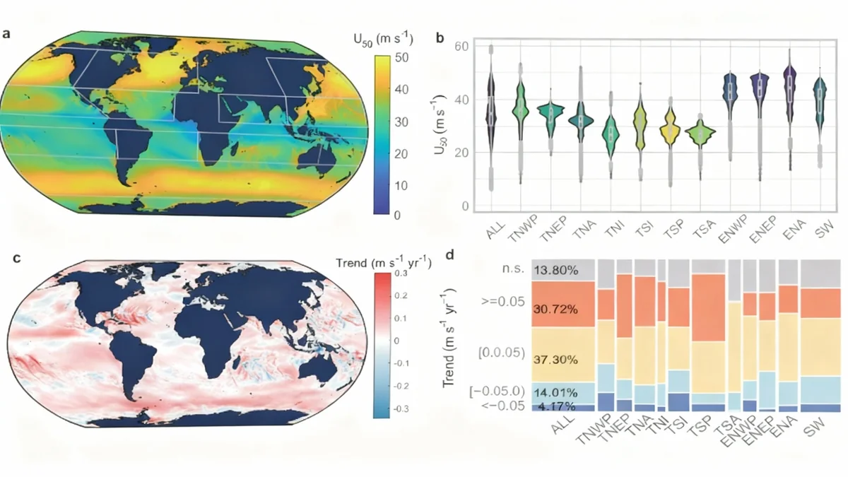 Les vents extrêmes menacent l'éolien offshore mondial