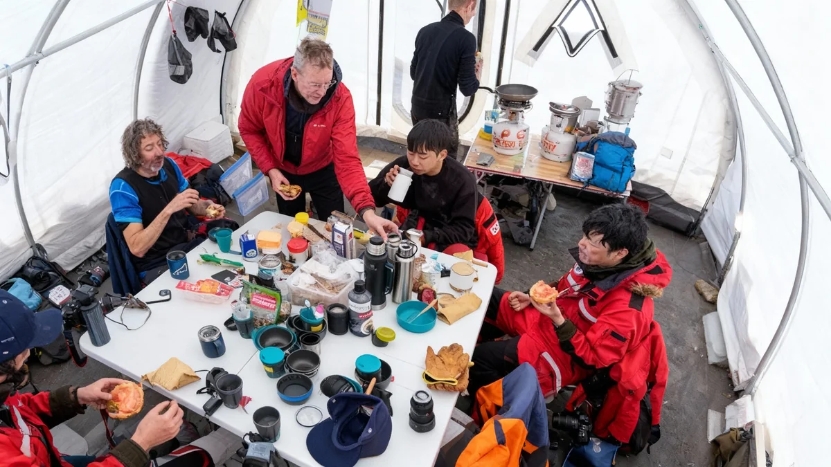 Des scientifiques forent un glacier en Antarctique